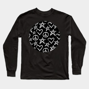 Peace - Love - Star Long Sleeve T-Shirt